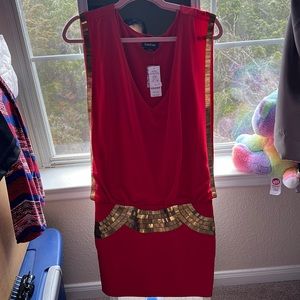 Red dress